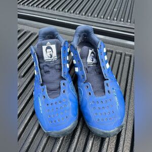 Adidas Novak Pro Djokovic face tennis shoes  "collector find" worn out no laces